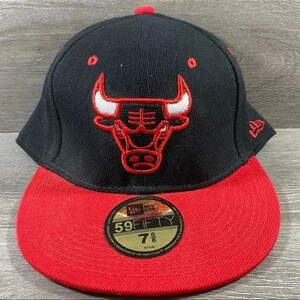 Chicago Bulls NBA Hardwood Classics New Era 5950 Fitted Hat 7 5/8